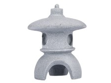 Mini Japanese Pagoda Statue 3.5" Bluestone Garden Decor Bonsai Zen