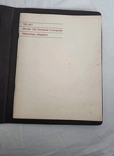 Tandy TRS-80 Model 100 Portable Computer Statistical Analysis Manual 26-3825 EUC