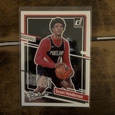 2023-24 Panini Donruss The Rookies Scoot Henderson Rookie Insert Card #2