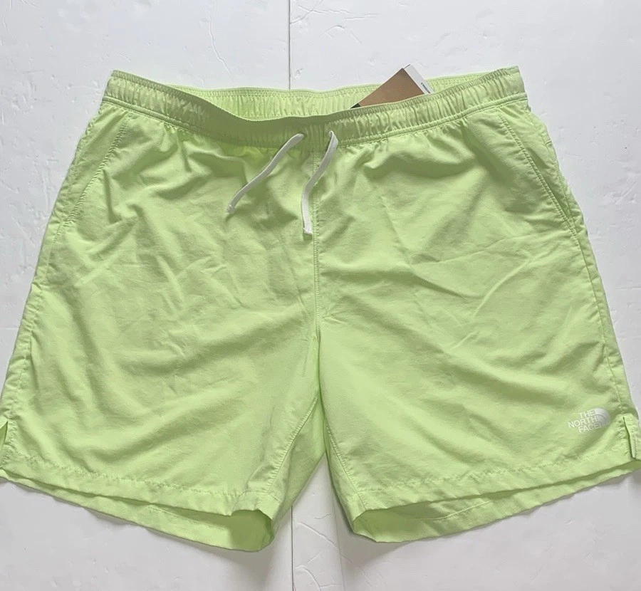 The North Face Astro Lime Green Shorts Drawstring Sz XL NWT
