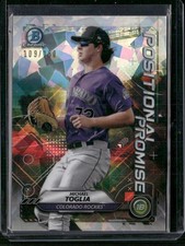 2021 Bowman #POS-MT Michael Toglia Positional Promise Atomic Refractor #/150