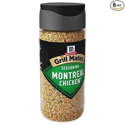 McCormick Grill Mates Montreal Chicken Seasoning, 2.75 oz (Pack of 6)