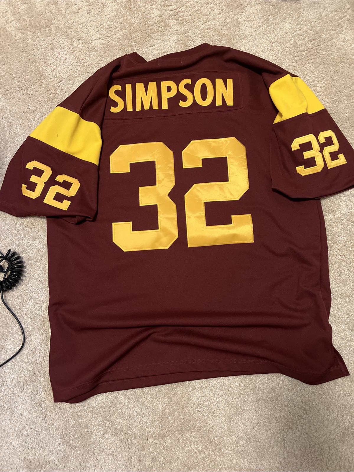 oj simpson jersey mitchell and ness Size 56 Men's XL USC Trojans