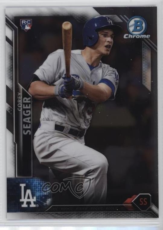 2016 Bowman Rookies Chrome Corey Seager #150 9bg