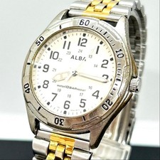 Rare / Working Seiko Alba Watch Two-Tone V501-0DA0