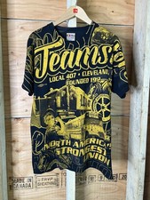 Vintage 90s Teamsters Local 407 Union Jimmy Hoffa AOP Tee