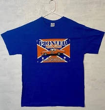 Pioneer Auto Show “The General Lee” Murdo, South Dakota T Shirt Blue Size L VTG