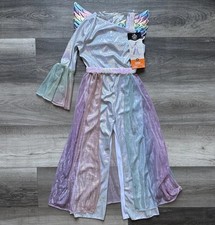 Unicorn Mystical Rock Star Halloween Costume Jumpsuit Kids Girls Medium 8