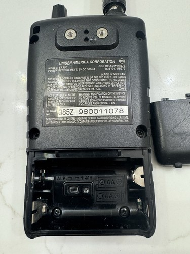 Uniden Bearcat SR30C, Scanner portable compact 500 canaux, fonctionne - Photo 10/10