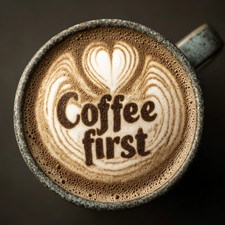 Kaffee, Werbeschild, Wandbild, Aluverbundplatte, Acrylglas, UV-Druck,