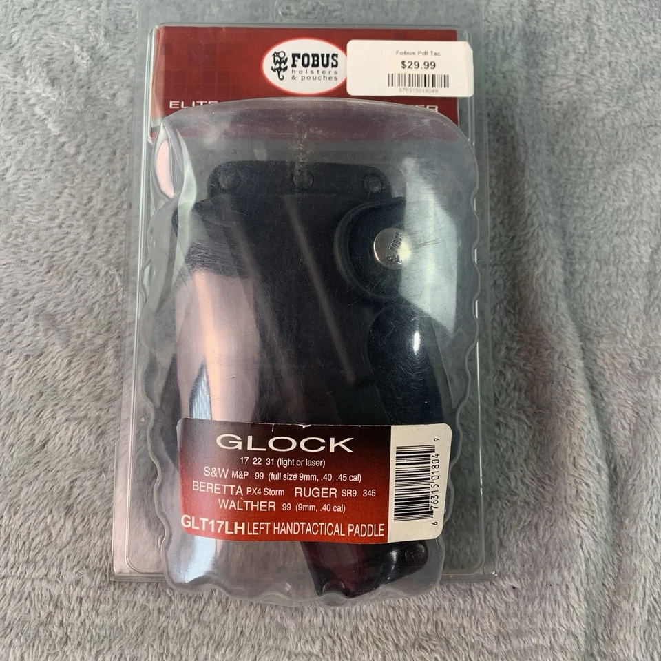Fobus Elite Funda Oculta Mano Izquierda Paleta Táctica GLT17LH Glock 17 22 31 Foto 3 de 4
