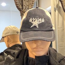 Old Time Hockey Dallas Stars Hat OSFA Mens NHL Distressed Corduroy Navy Cream