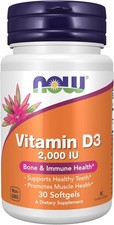 NOW Foods Supplements, Vitamin D-3 2,000 IU, High Potency, Structural Support
