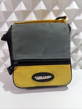 Caselogic Yellow  Grey 24 CD DVD Holder Case Zipper With Extra Storage Pocket