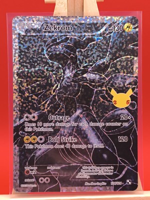 THE POKEMON WEEKLY Summer 1・2 Zekrom 114/114 Celebrations Textured Full Art Ultra Rare