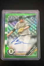 2019 Bowman Draft - Chrome Draft Pick Autographs Tyler Baum #CDA-TB Green...