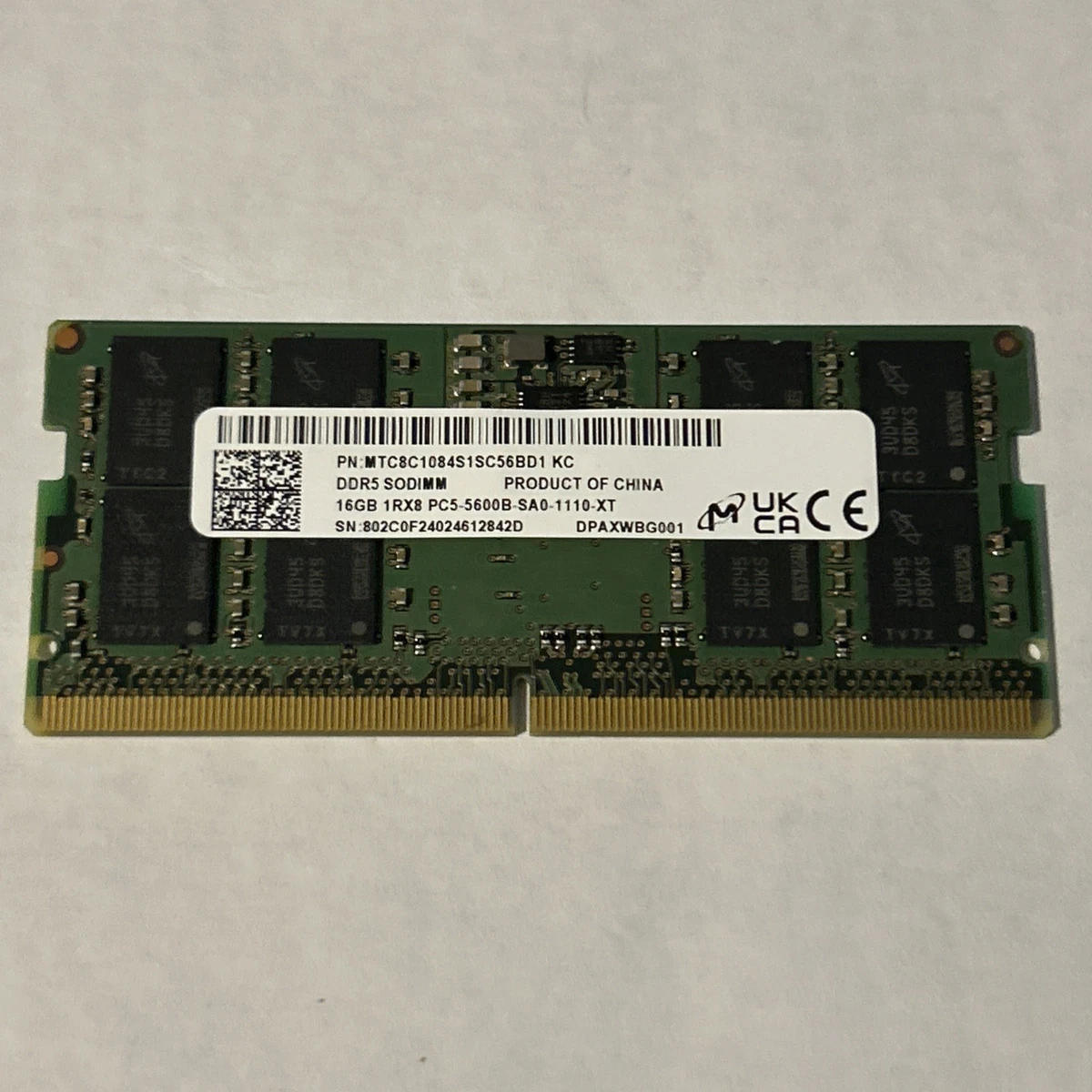Micron SO-DIMM 16 GB Computer Memory (RAM) for sale | eBay
