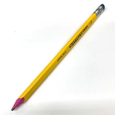 Vintage 90’s Empire Berol Handhuggers Fat Triangle Pencil Yellow Purple