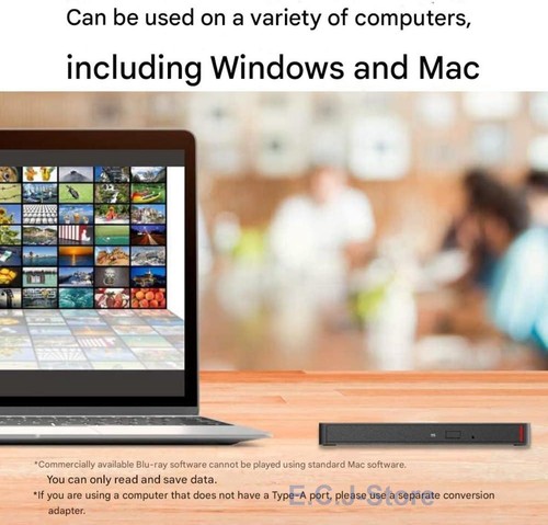 External Blu-ray drive writing playback editing software Japanese manufacturer - Picture 4 of 8
