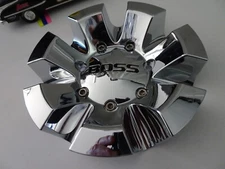 New Boss Motorsport Chrome Custom Wheel Center Cap # 3237