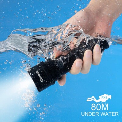 Diving Flashlight Dive Torch 2000 Lumen Waterproof Underwater Rechargeable | eBay Diving Flashlight Dive Torch 2000 Lumen Waterproof Underwater Rechargeable | eBay