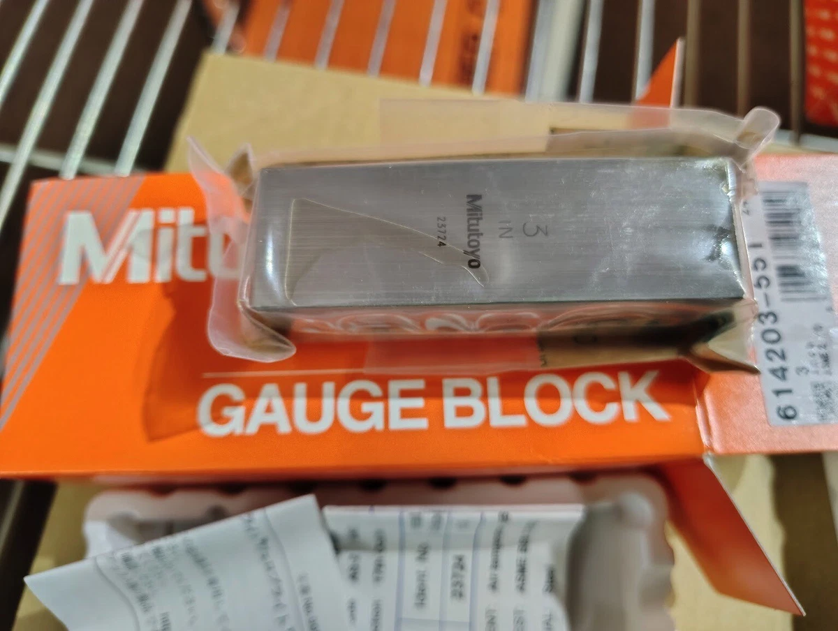 Bloc étalon Carré En Acier .450" - Marques Webber, CMI, Occasion En Bon état