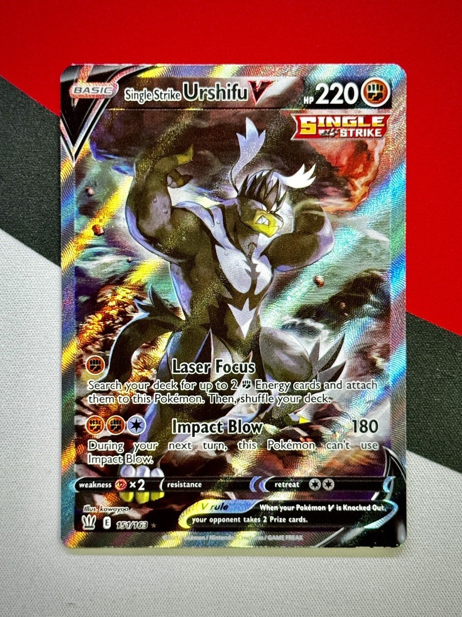 Single Strike Urshifu V Alt Art Battle Styles 151/163 Sword