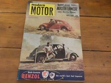 MODERN MOTOR MAGAZINE ~ GREAT READ ~ VINTAGE ~ MAY 1958 ISSUE