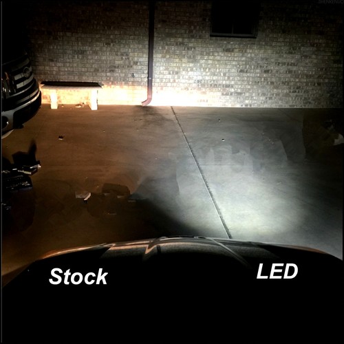 For Ford F250 2005-2019 Combo LED Headlights High Low Beam + Fog light Bulb 4pc - Picture 11 of 11
