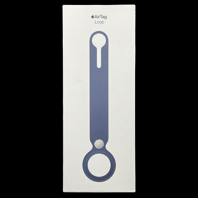 Genuine Original Apple AirTag Polyurethane Loop Case Cover - Deep Navy MHJ03ZM/A