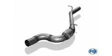 FOX Sportauspuff Edelstahl Vorschalldämpfer Ersatzrohr Skoda Karoq 2.0l 4x4