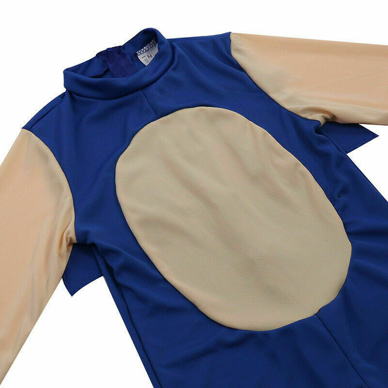 Boys Girls Sonic The Hedgehog Jumpsuit Cosplay Costume Fancy Dress