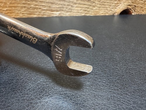 Blackhawk By PROTO BW-2212 SAE 7/16" 12pt Stubby Combination Ratcheting Wrench - Picture 6 of 7