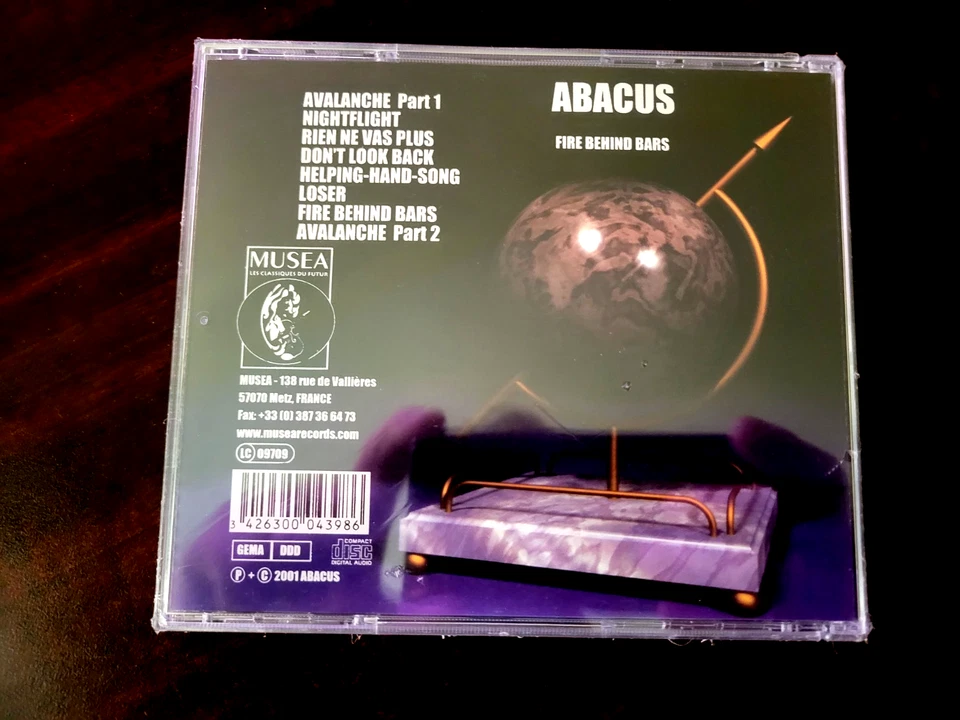 Abacus - Fire Behind Bars - Progressive Rock Hard Rock New Germany CD Foto 4 de 4