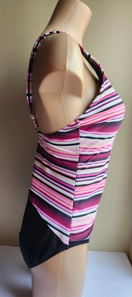 Купальник цельный Gabar цветной в полоску размер 16 - Изображение 4 из 4