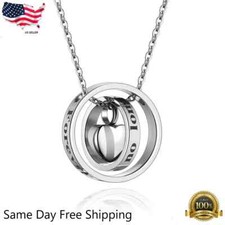 Forever in my heart Cremation Keepsake Memorial Urn Necklace For Ashes Pendant