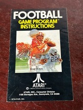 Football for Atari 2600 - INSTRUCTION MANUAL ONLY 