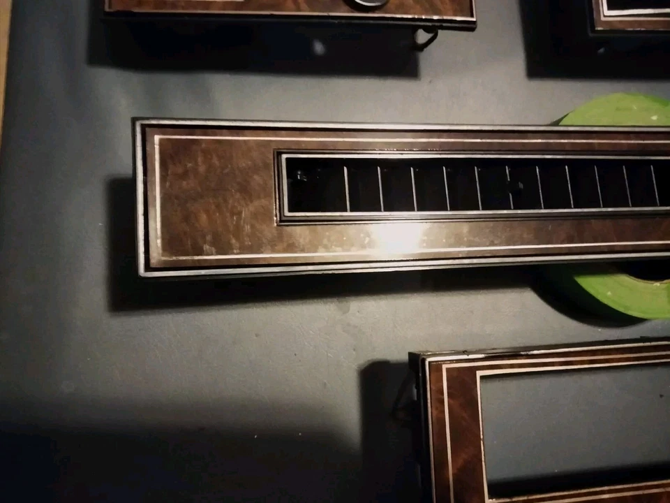 1978-1981 Oldsmobile Cutlass Supreme Interior Dash Panels Woodgrain Bezels Set Foto 3 de 4