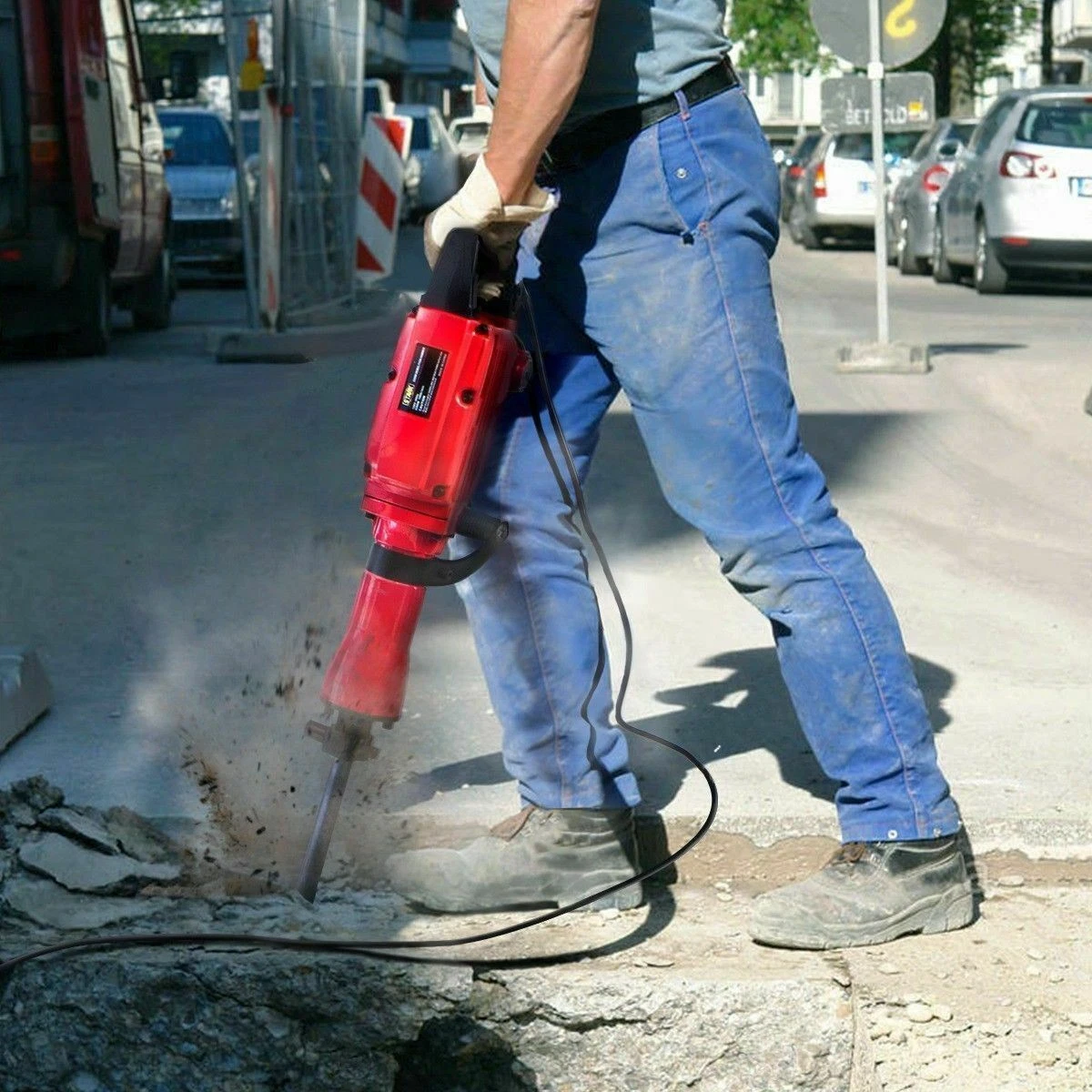 Lightweight 30LB Electric Concrete Breaker Demo Jack Hammer