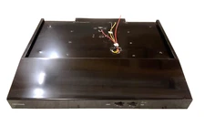 RV Greystone Stove Range Hood Vent W/ Light 22" Exhaust Fan 12V Black Camper