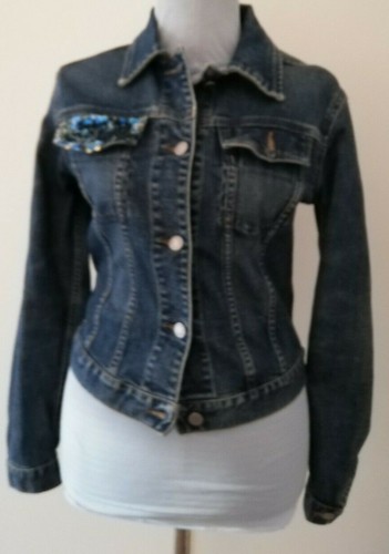Giubbotto jeans donna Benetton - Tg S - sancrato - denim | eBay