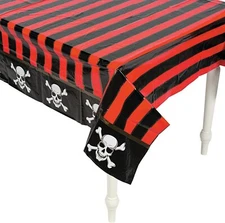 Pirate Skull Plastic Disposable Tablecloth - Party & Picnic Supplies