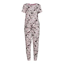 New Secret Treasures Womens  Dog Shirt Jogger  Pajama set Pink many sizes