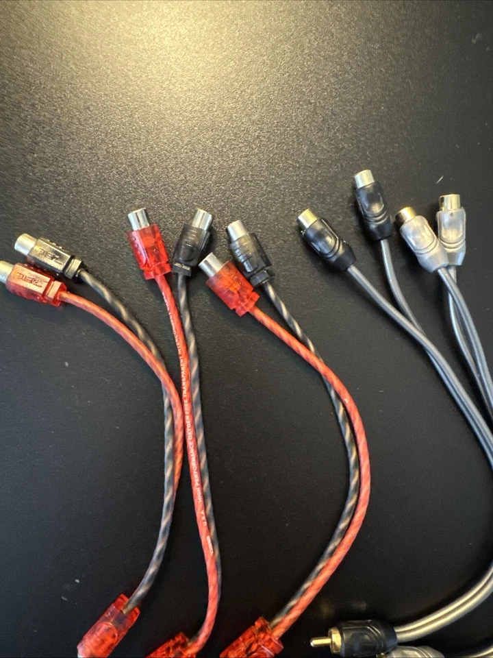 Audio cable RCA 1F2M RCA Splitter adapter and RCA 1M2F  12 pieces - Image 3 of 4