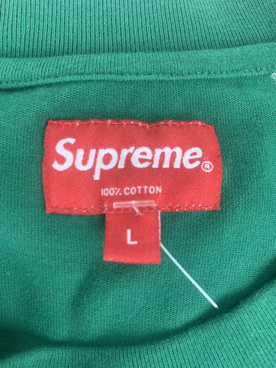 NWT Supreme Splatter Short Sleeve T-Shirt in Green - SIZE