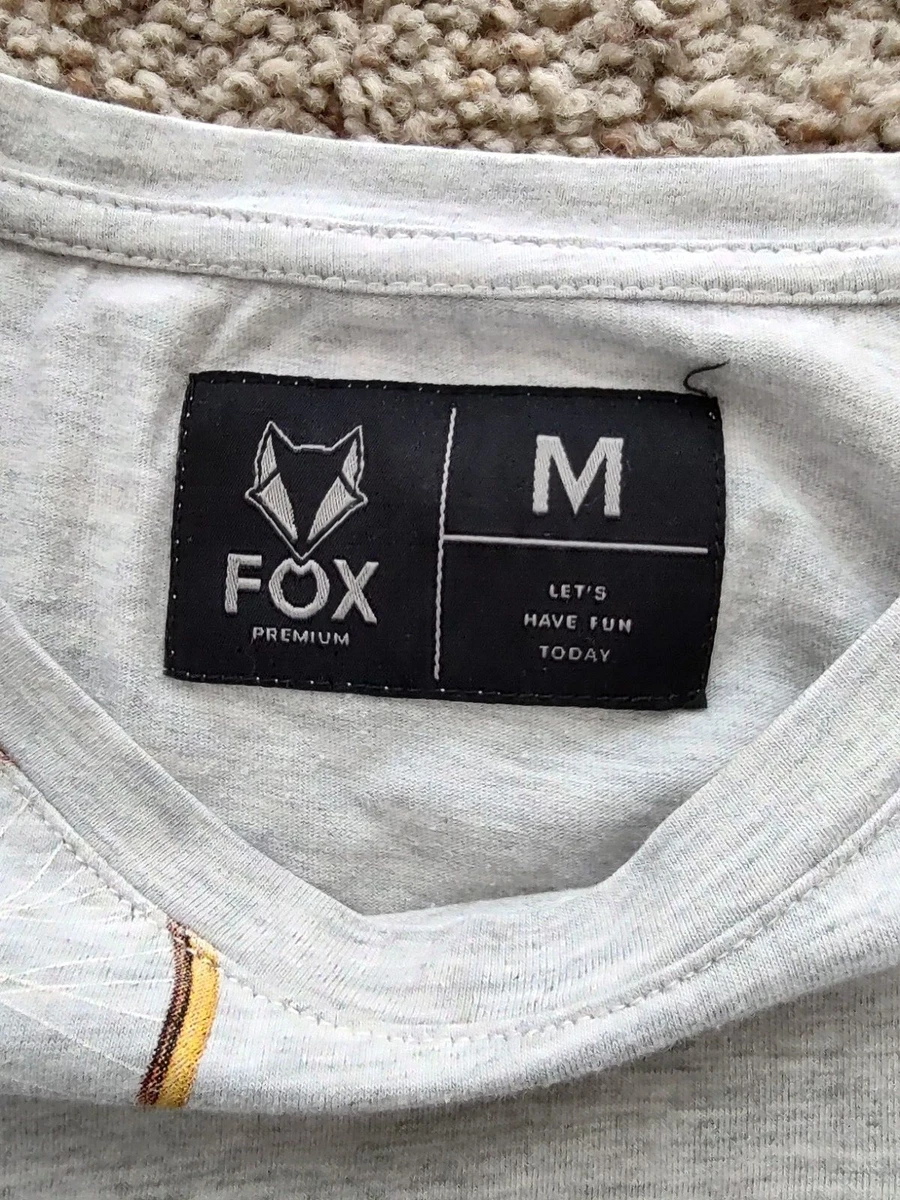 Fox Shirt Amsterdam Biketown Originals Grey M Bicycle Capital Fixie All Over