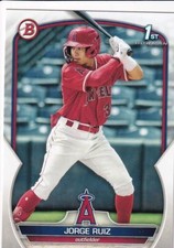 2023 Bowman Propects Card #BP123 Jorge Ruiz (1st Bowman)