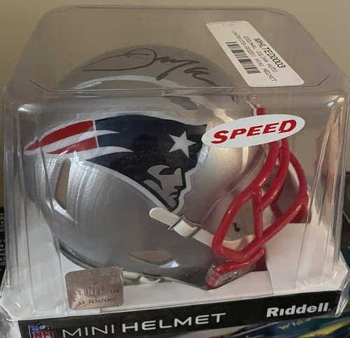 Julian Edelman Signed Mini Helmet Fanatics