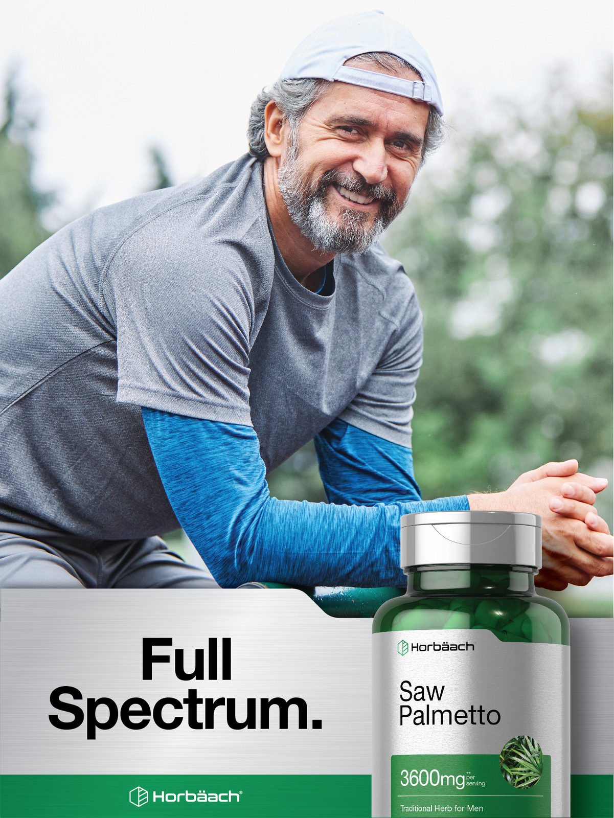 Saw Palmetto Extract 3600mg 120 Capsules Prostate Supplement by