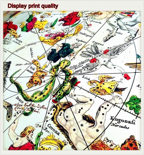 Paris City View World Map Vintage Silk Canvas Fabric Poster Paint Wall Decor 54 - Picture 9 of 12